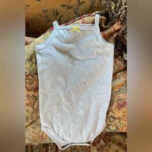 Hudson baby onesie with yellow bow